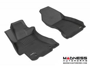 Subaru XV Crosstrek Floor Mats (Set of 2) - Front - Black by 3D MAXpider Subaru XV Crosstrek Floor Mats (Set of 2) - Front - Black by 3D MAXpider